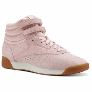 Adidasy Damskie Reebok Freestyle Hi Różowe PL 83PRMBW